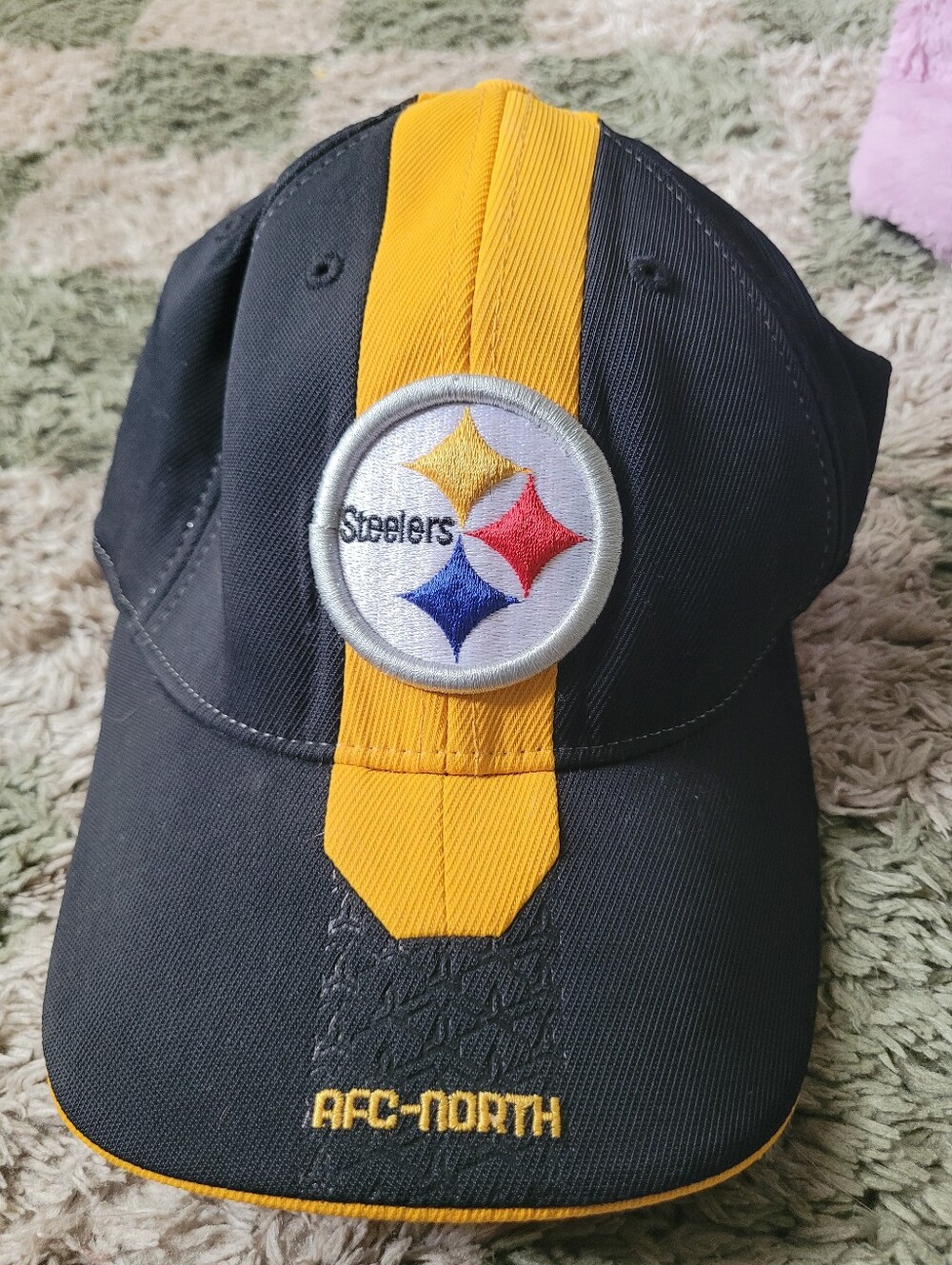 NFL Adult Black and Gold Steelers Cap